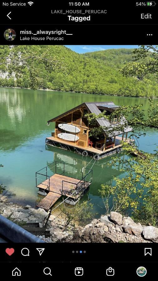 Lake House Perucac Rastiste Esterno foto